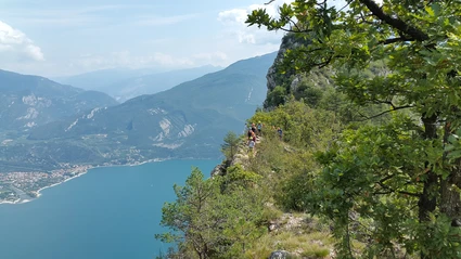 Klettersteig von Cima Capi in Garda Trentino 7
